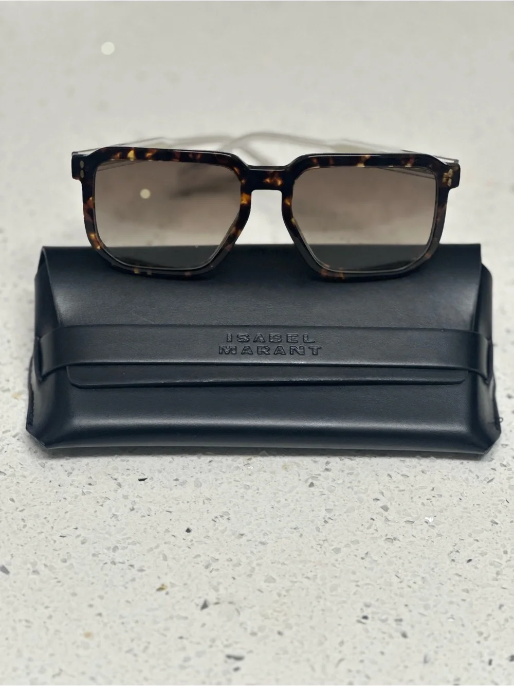 Isabel Marant Tortoise Square Sunglasses